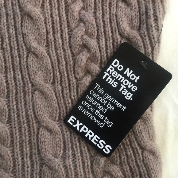 Never worn-Cold Shoulder Sweater Dress-Express - Picture 4 of 5